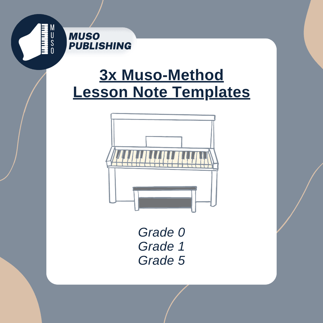 Muso-Method EFFECTIVE Lesson Note Templates (Grade 0, Grade 1 & Grade 5)